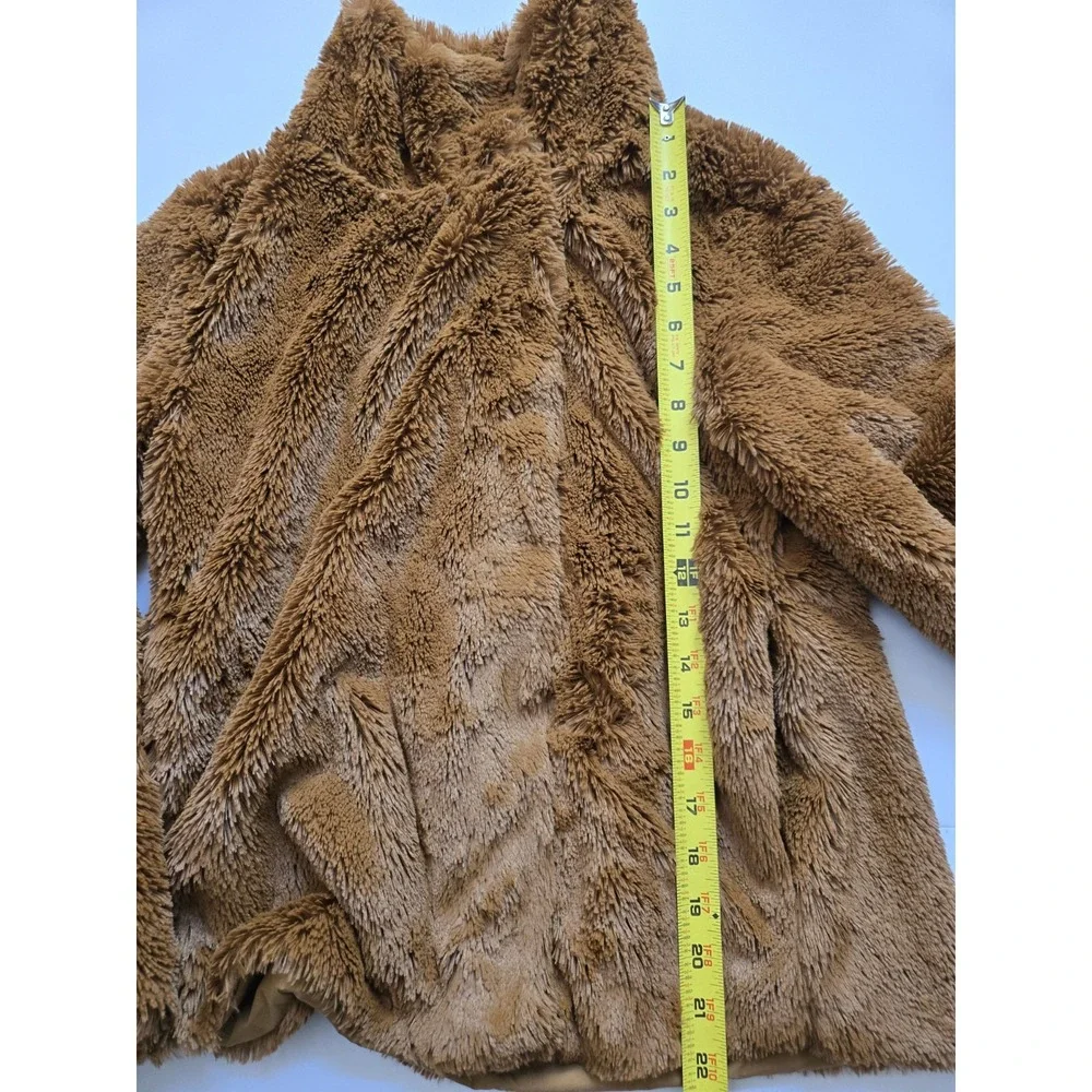 Patagonia Pelage Ladies‎ Jacket Bear Brown XS Pockets Zipper Snap Button Collar - Picture 11 of 15